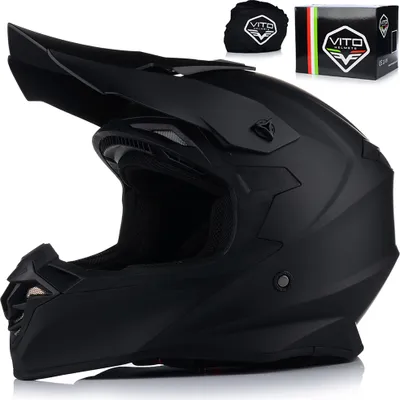 Produktbild von Motocross Helm | VITO TIVOLI | Herren und Damen | ATV QUAD ENDURO HELM | ECE 22.06  | Motorradhelm | XL (61-62cm)