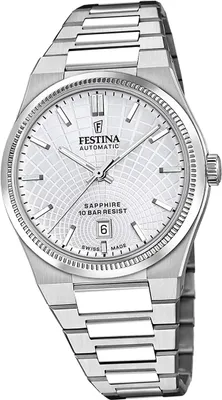 Produktbild von Festina Herrenuhr Swiss Made Armbanduhr Edelstahl silber D2UF20083/1