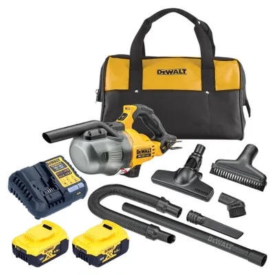 Image de DeWalt DCV 501 LP2 Aspirateur sans fil 18 V 0,7 l e poussière L + 2x batterie 5,0 Ah + chargeur