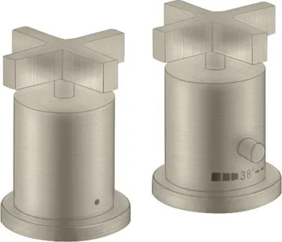 Immagine prodotto di hansgrohe AXOR Citterio Thermostat de baignoire 2 trous avec poignées transversales, 39480820, 39480820
