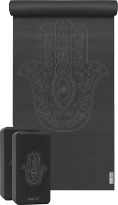 Produktbild von Yoga-Set Starter Edition - hand of fatima (Yogamatte + 2 Yogablöcke)