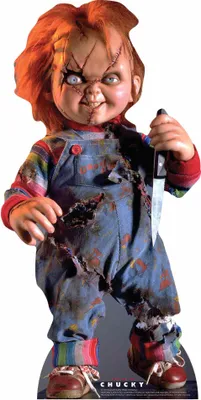 Produktbild von Figurine en carton Scarred Chucky Doll 75 cm