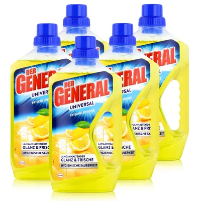 Produktbild von Der General Universal Frische Zitrone 750ml Allzweckreiniger (5er Pack)