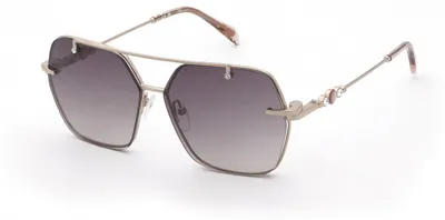 Produktbild von Blumarine UBM236S Visone lucido 57/14/135 Damen Brillen