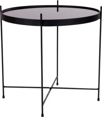 Image de Beistelltisch >Venezia< in Schwarz, Glas - 48x48x48cm (BxHxT)