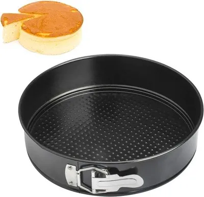 Productafbeelding van Springform pan rond 28 cm met anti-aanbaklaag, grote bakpan voor taart, quic