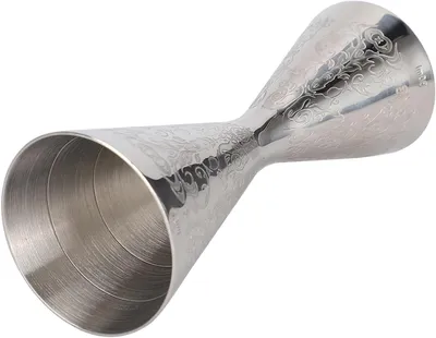 Productafbeelding van Cocktail Jigger - Maatbeker Bar - Drankjes Mixen - Roestbestendig Metaal - 30/45 Ml - Zilver