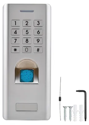 Fingerabdruck-Türschloss mit Tastatur, 1000 Fingerabdrücke + 2000 PIN, IP66