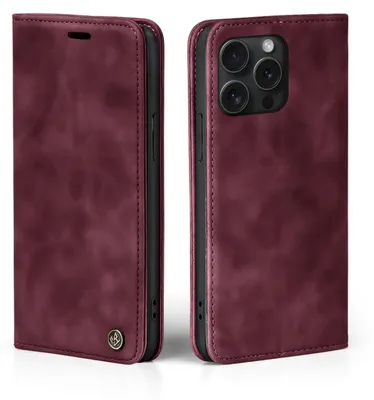 Produktbild von Handy Hülle für Apple iPhone 15 Klapphülle Bookcase Flip Cover Handy Tasche Etui Farbe: Grün