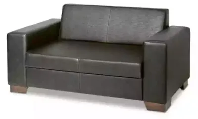 Produktbild von Zweisitzer Arbeitszimmermöbel Schwarz Büroeinrichtung  Couch Sofa