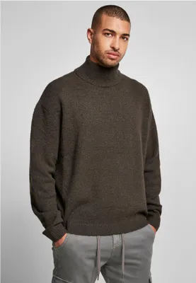 Obrázok produktu pre Urban Classics - Oversized Rollkragen Sweater schwarz - S