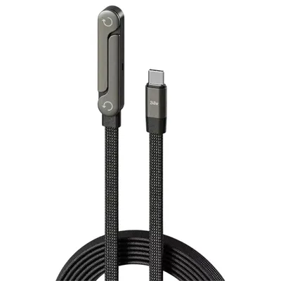 Image de Support pour téléphone portable dans la voiture avec puissance de charge de 240 W, câble de charge rapide Type-C pour voiture de 1,5 m avec support pour téléphone portable dans la voiture - CABSTAND