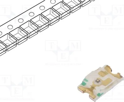 Productafbeelding van 5x LED, 120÷250 mcd, oranje, SMD, 2x1,25x0,4 mm, 0805, 140°, 2,1÷2,5V, KPHCM-2012SECK, LED-D