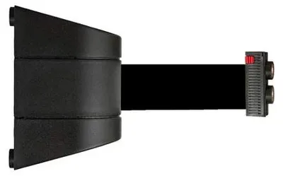 Magnetische Absperrband-Halterung, 10 m, Schwarz