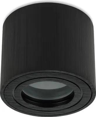 Produktbild von Sweet LED Aufbaustrahler Bad flach schwarz Aluminium IP44 Aufbauspot 230V