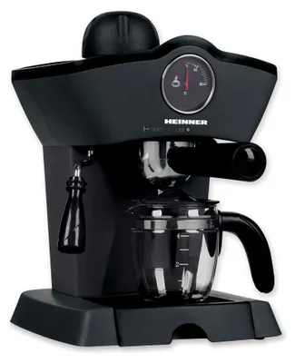 Produktbild von Heinner HEM-200BK, Espressomaschine, 0,25 l, Gemahlener Kaffee, 800 W, Schwarz