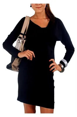 Produktbild von Damen Kleid Mini-Kleid Elegant; Schwarz/S/M 36/38