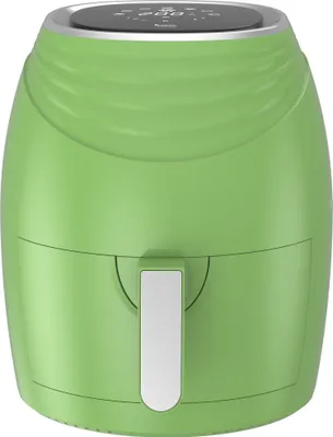 Produktbild von TurboTronic Heißluftfritteuse - AF11D - Retro Airfryer 3,5L, ohne Öl, Digital, 7 Programme, Rapid-Air, 50–200°C, fettarme Zubereitung grün