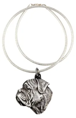Produktbild von Bullmastiff - Hundehalsband, einzigartiger Schmuck für den Hundefan, einzigartiger Kreuzotter-Anhänger der Marke Art-Dog