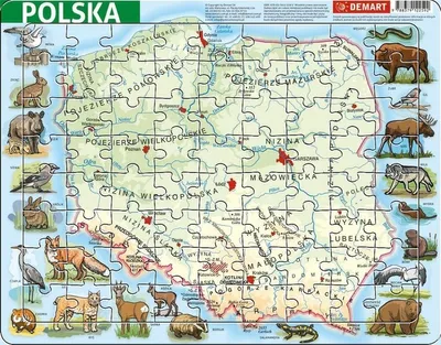 Productafbeelding van Puzzel in lijstvorm - Fysieke puzzel uit Polen