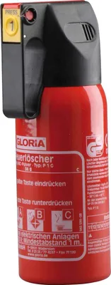 Zdjęcie produktu dla GLORIA 001443.0000 Feuerlöscher P1DB, Auto 1kg