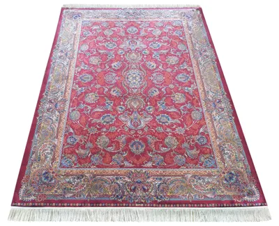 Image de Tapis EXCLUSIVITÉ Qum Silk 08 rouge 160 x 230 cm