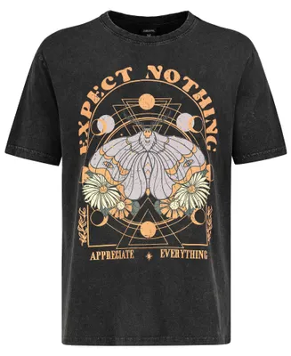 Zdjęcie produktu dla Sublevel Retro T-Shirt z duchowym nadrukiem w stylu boho Rozmiar: XXL