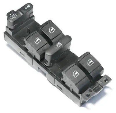 Image de Bouton dede lève-vitre, 10 broches, pour VW Golf 4 IV, Bora, Passat 3B B5