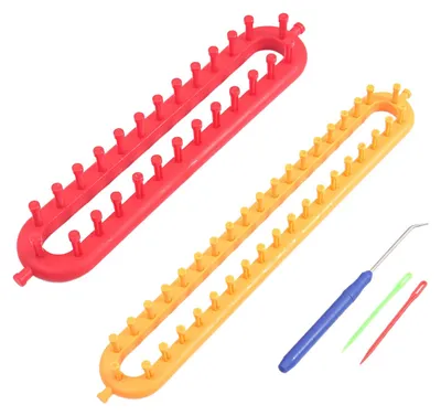 Produktbild von 2 Strickmaschinen-Sets für Erwachsene, inklusive Häkelnadeln