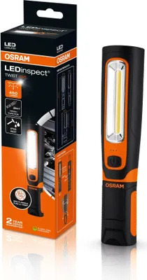 Immagine prodotto di Osram LEDIL412C LEDInspect TWIST450 Lampada da lavoro a LED alimentata a batteria 450 lm