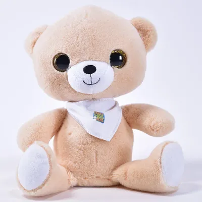 Produktbild von Labertier Baby Bär mit Glitzer-Augen creme 18cm