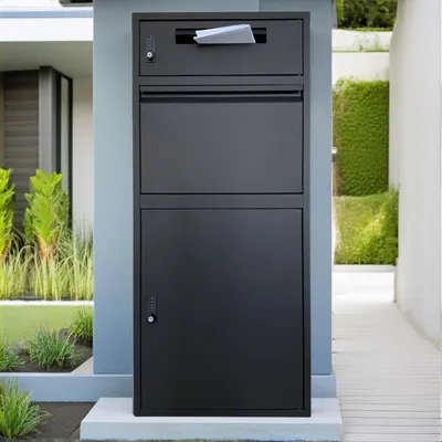 Image de Boîte aux lettres séparée - ParcelXL® DuoBox - Noir