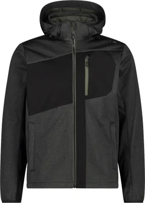 Produktbild von CMP Herren Melange Softshelljacke Kapuzenjacke schwarz 50