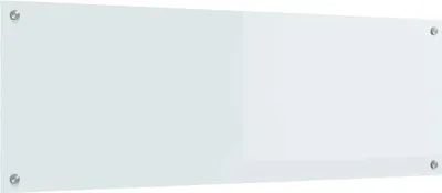 Produktbild von vidaXL Küchenrückwand Weiß 120 x 40 cm Gehärtetes Glas