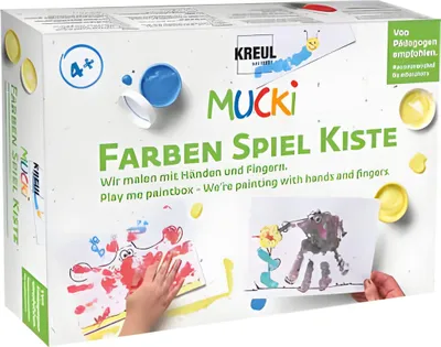 Produktbild von KREUL Fingerfarbe "MUCKI" 5 x 50 ml Set
