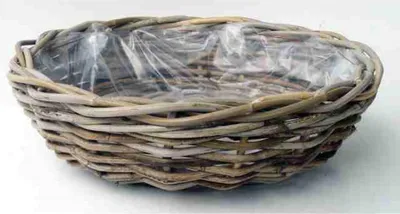 Produktbild von Blumentopf Tablett Rotan Antique Grey D41H12 cm