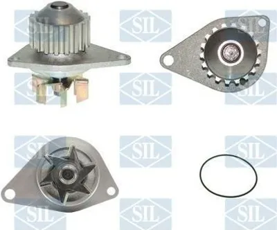 Produktbild von Saleri SIL Kühlmittelpumpe Wasserpumpe passend für PEUGEOT 206 Schrägheck (2A/C) PA1234