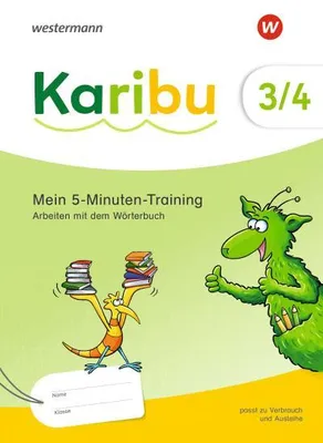 Immagine prodotto di Karibu. Mein 5-Minuten-Training: Wörterbucharbeit 3/4