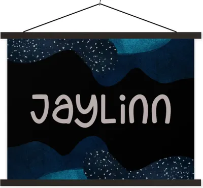 Produktbild von MuchoWow® Textilposter Jaylinn - Pastell - Mädchen 60x45 cm mit schwarzem Rahmen - Poster Schlafzimmer