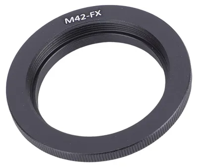 Obrázek produktu pro Tenký adaptér na objektivy M42 pro bezzrcadlovky Fujifilm s bajonetem FX, z hliníkové slitiny