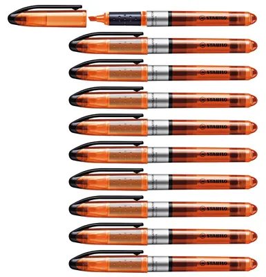 Produktbild von STABILO Textmarker - NAVIGATOR - 10er Pack - orange
