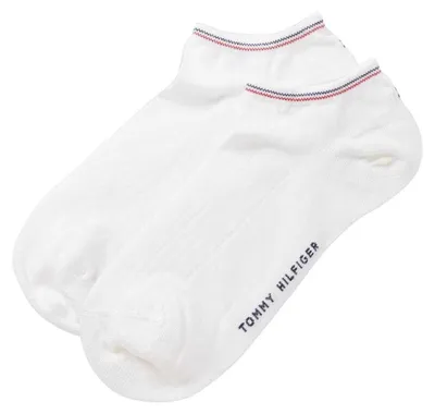 Produktbild von Tommy Hilfiger - Knöchelsocken für Damen (2er-Pack) NA1364 (34 EU - 38 EU) (Weiß)