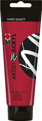 Produktbild von Marabu Künstler-Acrylfarbe Artist Acryl 120 ml karminrot