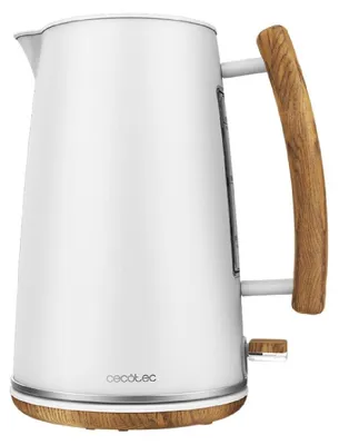 Obrázek produktu pro Cecotec 01480, 1,7 l, 3000 W, hnědá, bílá, nerezová ocel, ukazatel hladiny vody, ochrana proti přehřátí