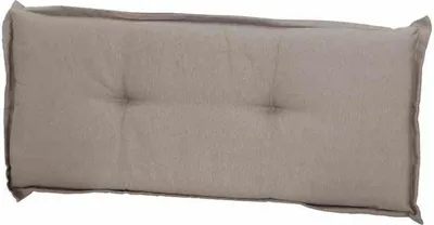 Image de Panama taupe, coussin pour banc 110 cm 50% coton / 45% polyester