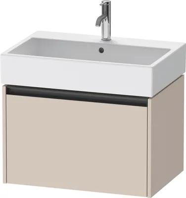 Produktbild von Duravit Ketho.2 Wastafelonderkast 68,4x46x44 cm Mat Taupe