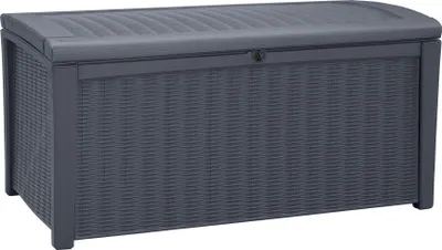 Produktbild von KETER Borneo Auflagen-Box 110G/416L graphit, Rattanoptik