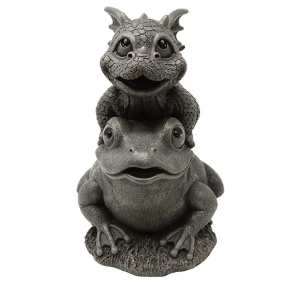 Image de Dragon de jardin « Frog » - Dragon de jardin, figurine, décoration