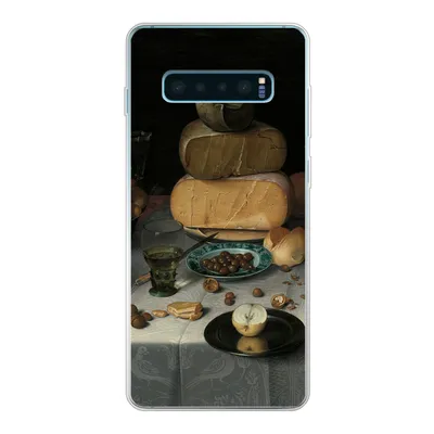 Produktbild von MuchoWow® Handyhülle Schutzhülle Hülle für Samsung Galaxy S10 Lite Stilleben mit Käse - Gemälde von Floris Claesz. van Dijck Silikon Softcase Handy Hülle - Schutz