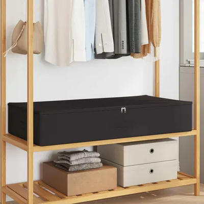 Produktbild von Möbel Aufbewahrungsbox 6 pcs Anthrazit 90 x 48 x 15 cm VliesstoffAufbewahrungsboxen - Aufbewahrungsboxen c6678